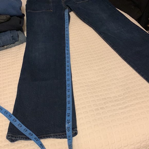 OPEN TO OFFERS Madewell Dark Blue Boot Cut Jeans Size 27 - Picture 11 of 11
